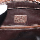 GUCCI GG Supreme Web Sherry Line Shoulder Bag PVC Beige Gold Auth 186802-15