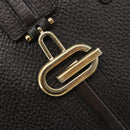 GUCCI Hand Bag Leather Black Gold 131325 Auth 186805A-17