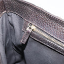 GUCCI Hand Bag Leather Black Gold 131325 Auth 186805A-21
