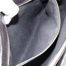GUCCI Hand Bag Leather Black Gold 131325 Auth 186805A-22