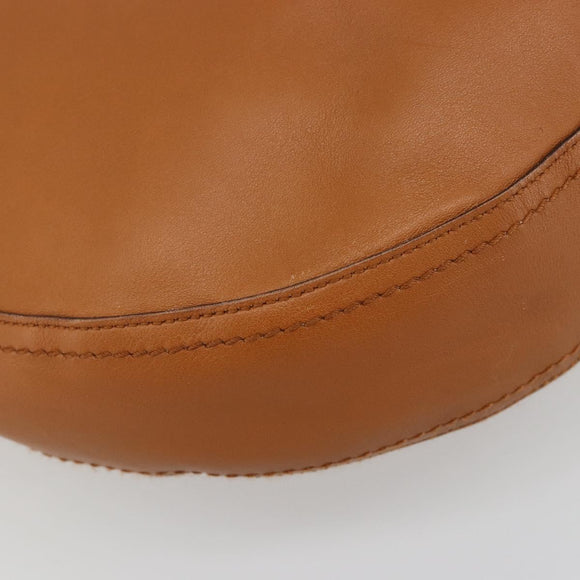 Salvatore Ferragamo Shoulder Bag Leather Brown Auth 186806A