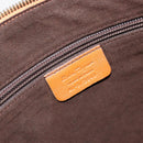 Salvatore Ferragamo Shoulder Bag Leather Brown Auth 186806A-11