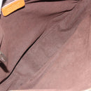 Salvatore Ferragamo Shoulder Bag Leather Brown Auth 186806A-10