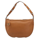 Salvatore Ferragamo Shoulder Bag Leather Brown Auth 186806A-13