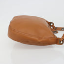 Salvatore Ferragamo Shoulder Bag Leather Brown Auth 186806A-3