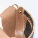 Christian Dior Honeycomb Canvas Shoulder Bag PVC Black Gold Auth 186807-19