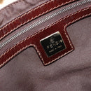 FENDI Zucca Canvas Mamma Baguette Shoulder Bag Beige Silver Auth 186809A-20