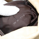 FENDI Zucca Canvas Mamma Baguette Shoulder Bag Beige Silver Auth 186809A-26