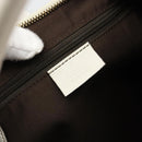 GUCCI GG Canvas Abbey Shoulder Bag Beige Gold 190525 Auth 186811V-20