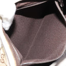GUCCI GG Canvas Abbey Shoulder Bag Beige Gold 190525 Auth 186811V-24