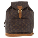 LOUIS VUITTON Monogram Montsouris MM Backpack M51136 LV Auth 186812-13