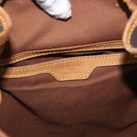 LOUIS VUITTON Monogram Montsouris MM Backpack M51136 LV Auth 186812