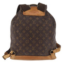 LOUIS VUITTON Monogram Montsouris MM Backpack M51136 LV Auth 186812-2