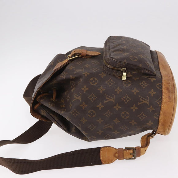LOUIS VUITTON Monogram Montsouris MM Backpack M51136 LV Auth 186812