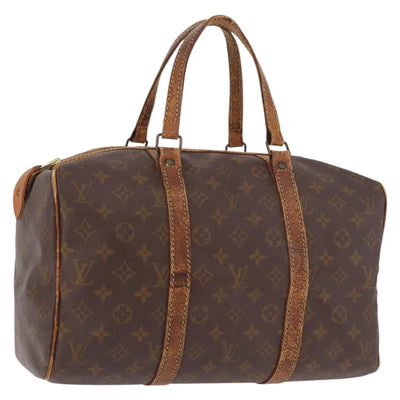LOUIS VUITTON Monogram Sac Souple 35 Boston Bag M41626 LV Auth 186821