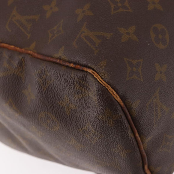 LOUIS VUITTON Monogram Sac Souple 35 Boston Bag M41626 LV Auth 186821