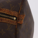 LOUIS VUITTON Monogram Sac Souple 35 Boston Bag M41626 LV Auth 186821-21