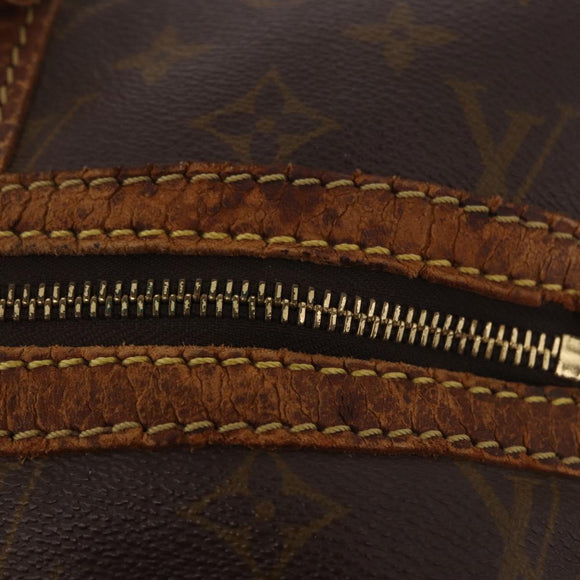 LOUIS VUITTON Monogram Sac Souple 35 Boston Bag M41626 LV Auth 186821
