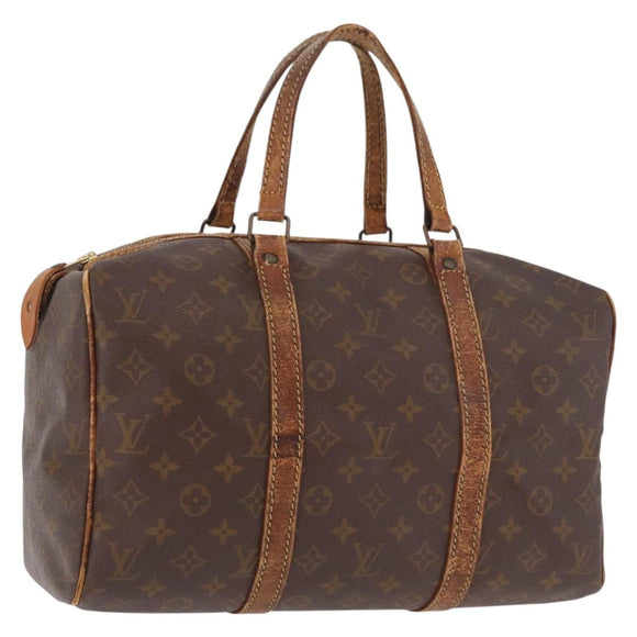 LOUIS VUITTON Monogram Sac Souple 35 Boston Bag M41626 LV Auth 186821