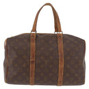 LOUIS VUITTON Monogram Sac Souple 35 Boston Bag M41626 LV Auth 186821-13
