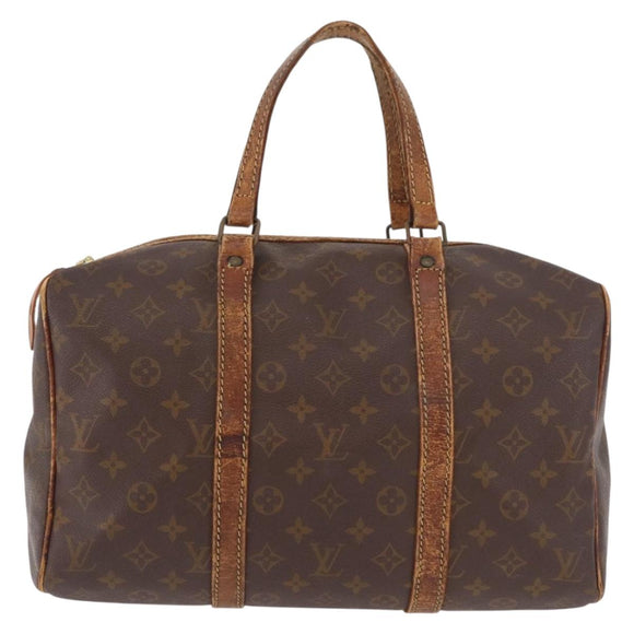 LOUIS VUITTON Monogram Sac Souple 35 Boston Bag M41626 LV Auth 186821