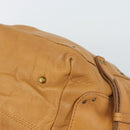 Chloe Paddington Shoulder Bag Leather Brown Gold Silver Auth 186824M-8