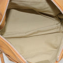 Chloe Paddington Shoulder Bag Leather Brown Gold Silver Auth 186824M-10