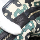 GUCCI GG Canvas Guccissima Tote Bag Leather Black Gold 137621 Auth 186827V-11