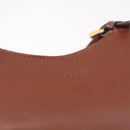 CELINE Backpack Leather Brown Gold Auth 186828-19