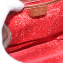 CELINE Backpack Leather Brown Gold Auth 186828-22