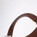 CELINE Backpack Leather Brown Gold Auth 186828-14