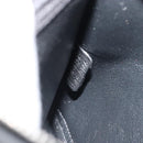 CELINE Trapeze Hand Bag Leather Suede Black Silver Auth 186832V-27