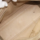 LOEWE Americana 28 Hand Bag Suede Beige Silver Auth 186833A-10