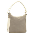GUCCI Hand Bag Canvas Ivory Silver 001 3766 Auth 186840-1