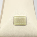 GUCCI Hand Bag Canvas Ivory Silver 001 3766 Auth 186840-17