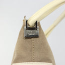 GUCCI Hand Bag Canvas Ivory Silver 001 3766 Auth 186840-18