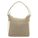 GUCCI Hand Bag Canvas Ivory Silver 001 3766 Auth 186840-2