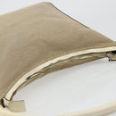 GUCCI Hand Bag Canvas Ivory Silver 001 3766 Auth 186840-6