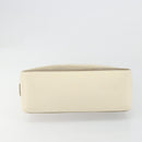 GUCCI Hand Bag Canvas Ivory Silver 001 3766 Auth 186840-5