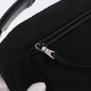 PRADA Shoulder Bag Nylon Black Silver Auth 186842A-18
