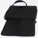 PRADA Shoulder Bag Nylon Black Silver Auth 186842A-10