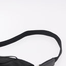 PRADA Shoulder Bag Nylon Black Silver Auth 186842A-8