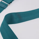 PRADA Shoulder Bag Nylon Light Blue Silver Auth 186844A-8