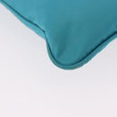 PRADA Shoulder Bag Nylon Light Blue Silver Auth 186844A-16