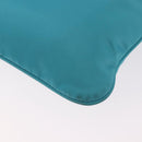 PRADA Shoulder Bag Nylon Light Blue Silver Auth 186844A-19