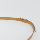 PRADA Hand Bag Leather 2way Beige Gold Auth 186845A-16