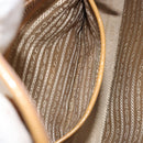PRADA Hand Bag Leather 2way Beige Gold Auth 186845A-30