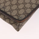 GUCCI GG Supreme Shoulder Bag PVC Beige Silver 92560 Auth 186848-9