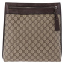 GUCCI GG Supreme Shoulder Bag PVC Beige Silver 92560 Auth 186848-13