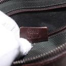GUCCI GG Supreme Shoulder Bag PVC Beige Silver 92560 Auth 186848-12